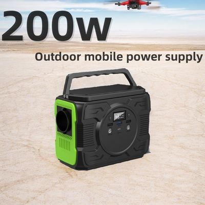 Aanpassing 200W Zonne-energieopslag Lithiumbattery Balkon Power Station met 1