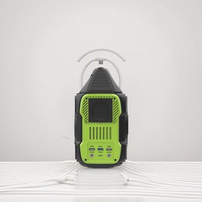 300W hoogvermogen draagbare buitencampingstation met vloeibare kristallen display