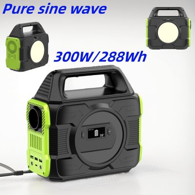 Krijg energie voor uw avonturen in de buitenlucht met een zonnebatterij van 300 W en een krachtopbrengst