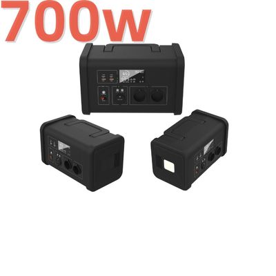 537.6wh Nominale capaciteit Draagbare elektriciteitscentrale met 700W zonne-energie