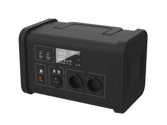 Draagbare elektriciteitscentrale met 700W AC-uitgangsvermogen 700W energieopslag aangedreven door zonne-energie