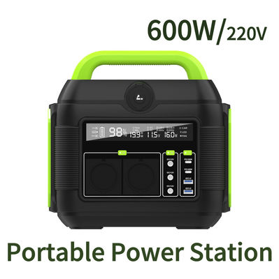 Recyclebare 500W Power Bank 600W Outdoor Draagbare Lithium Station voor Adventure Camping