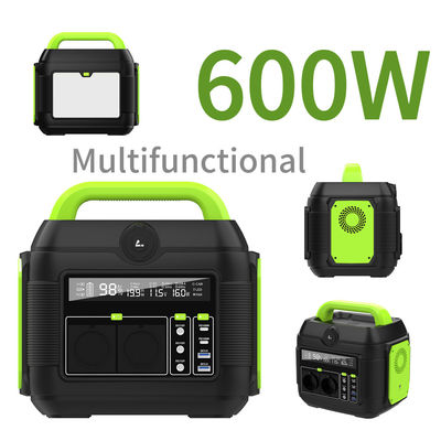 Noodstroomopslag 600W AC Output Draagbare elektriciteitscentrale met 576wh Capaciteit