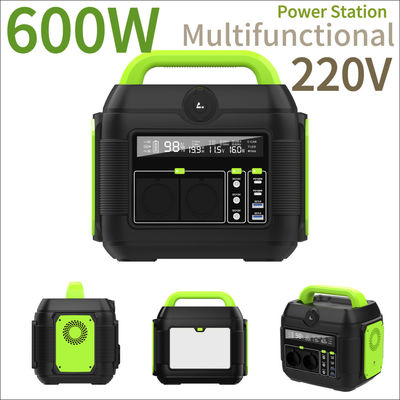Draagbare elektriciteitscentrale 600W voor camping en buitenoplaad