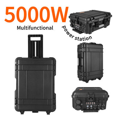 LiFePO4 DC-AC-energie 2000W zonne-energiegenerator voor kampeerterreinen 4800wh nominale capaciteit
