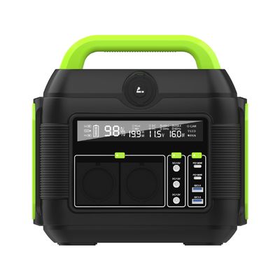Draagbare campingcentrale 600W zonne-generator met een AC-aansluiting 258*212*249mm