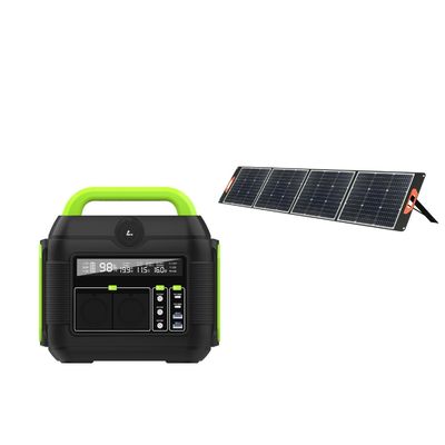 600W 576wh Draagbare elektriciteitscentrale Recyclebare buitenzonne-generator