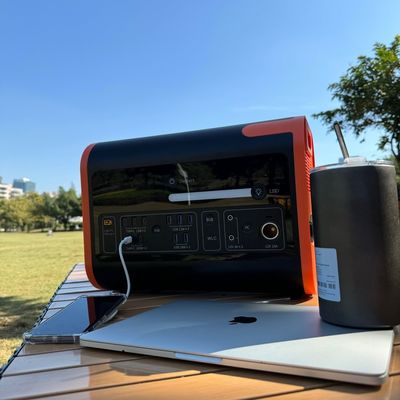800W Max zonne-oplaadbare mobiele zonne-generator met hoog vermogen voor auto's en op maat
