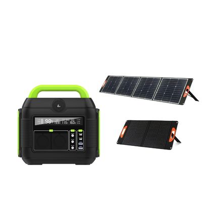 MPPT stille draagbare elektriciteitscentrale 600W zonne-generator met lithiumbatterie