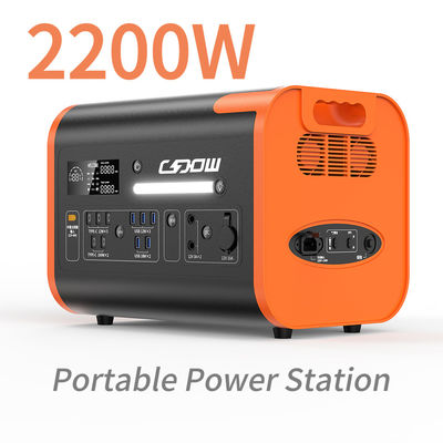 2000Wh Draagbare elektriciteitscentrale Bankvoorziening Zonne-energiegenerator voor aanpassing en thuis