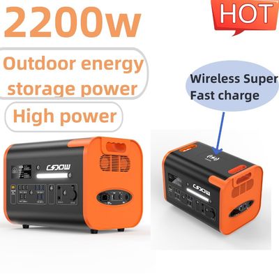 220V zonne-energiegenerator ontworpen voor kantoor 2200W draagbare laadstation op concurrerende prijs