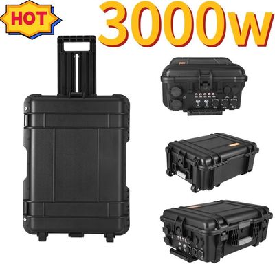 Noodsituatie Draagbare elektriciteitscentrale 3000W Zonne-generator back-up