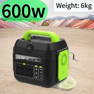576wh Draagbare elektriciteitscentrale 600W 300W 200W Zonne-back-up generator