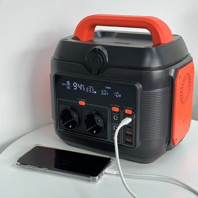 576wh Draagbare zonne-energiegenerator met nominale capaciteit voor mobiele oplaad- en stroomonderbrekingen