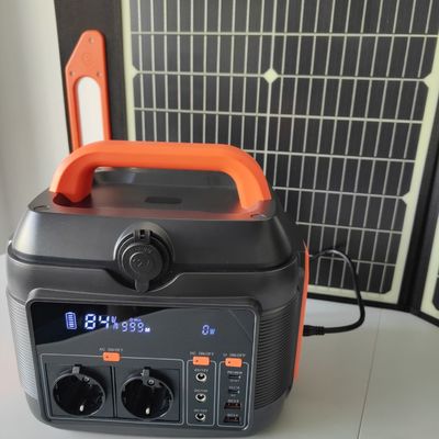 Draagbare zonne-energiegenerator 576wh/14.4V/40ah voor Noord-Amerika Outdoor Family Camping Trip