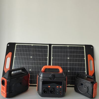Draagbare zonne-energiegenerator 576wh/14.4V/40ah voor Noord-Amerika Outdoor Family Camping Trip