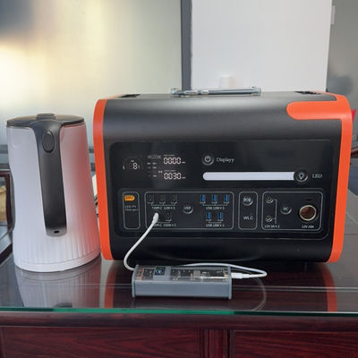 2200W Lifepo4 draagbare elektriciteitscentrale 2048wh LiFePO4 zonne-generator