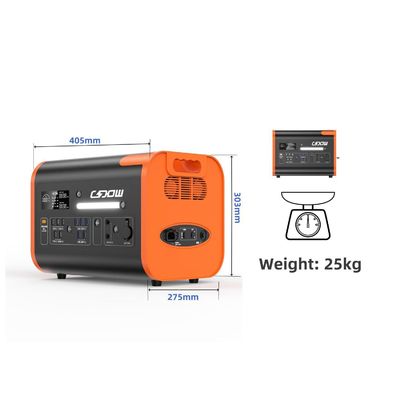 2200W Lifepo4 draagbare elektriciteitscentrale 2048wh LiFePO4 zonne-generator