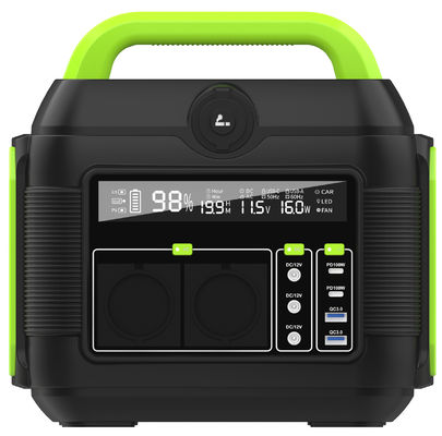 600W draagbare mobiele stroom 6kg Oranje Zwart Outdoor Indoor Emergency Energy Storage Power