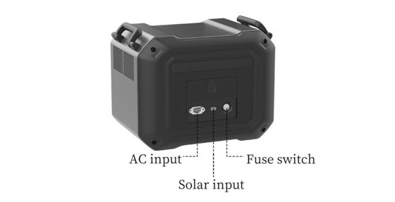 3600W zuivere sinusgolf draagbare elektriciteitscentrale LiFePO4 Zonne-energieopslag BMS batterijvoorziening