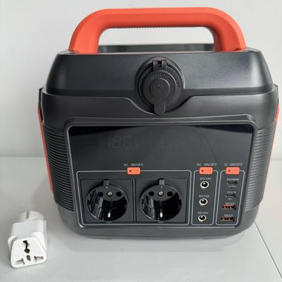 600W draagbare zonne-generator stopcontact back-up bank Buitenbron Power Station