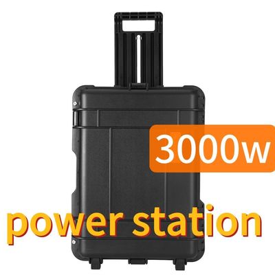 3000W draagbare energieopslagcentrale Zwart Aanpasbaar CE.Un38.3 Gecertificeerd