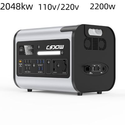 AT22 2200W Superkrachtige Lithium Iron Phosphate Draagbare Energiecentrale Lithiumbatterie