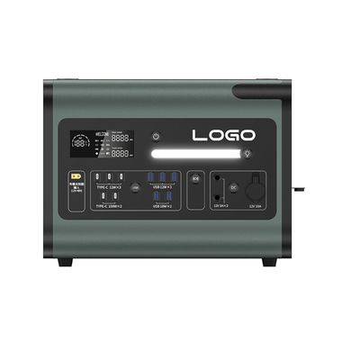 2200W draagbare elektriciteitscentrale Noodstroomvoorziening voor buiten met 220V zuivere sinusgolf