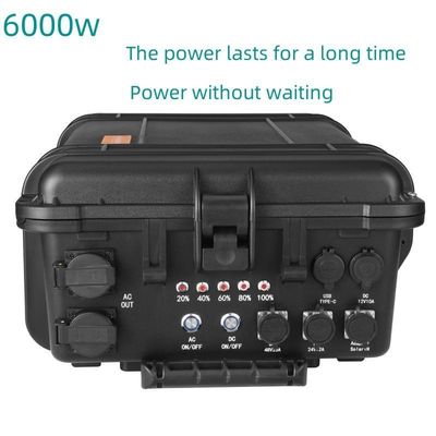 AC Pure Sinus Wave Output Ternary Lithium Battery Draagbare zonne-generator voor buiten