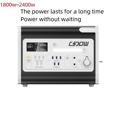 LiFePO4 Solar Mobile Power Station Generator 2200W voor buiten- en thuisenergiesysteem