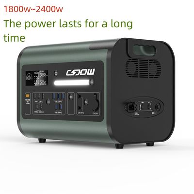 Campingcentrale met zonne- en wisselstroomoplaad Output Spanningsschommelingsbereik -5%-5%