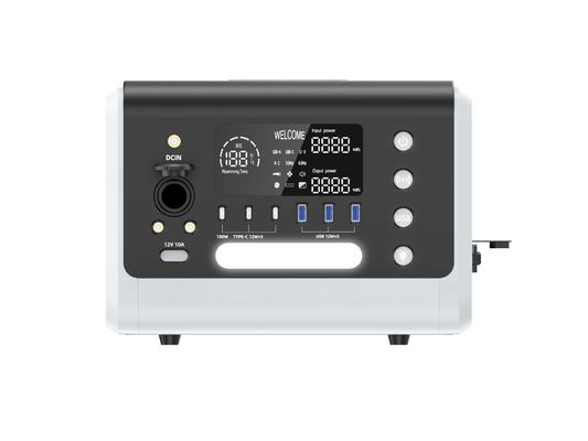 600W klein mobiel zonne-energieopslagbatterijstation met 12V/10A gelijkstroomuitgang HT06