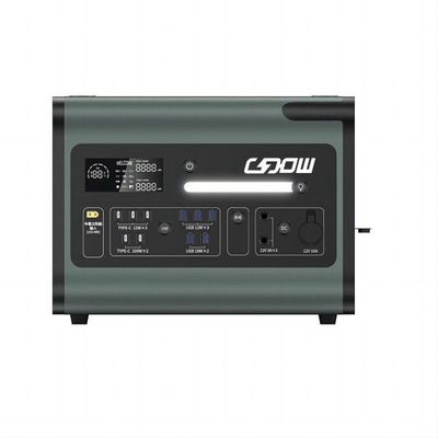AC/DC en draadloos opladen Draagbare zonne-energieopslagcentrale 2200W