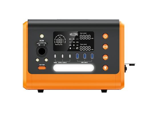 600W draagbare zonne-energiegenerator voor camping draadloos opladen AC/230 Output Power Station