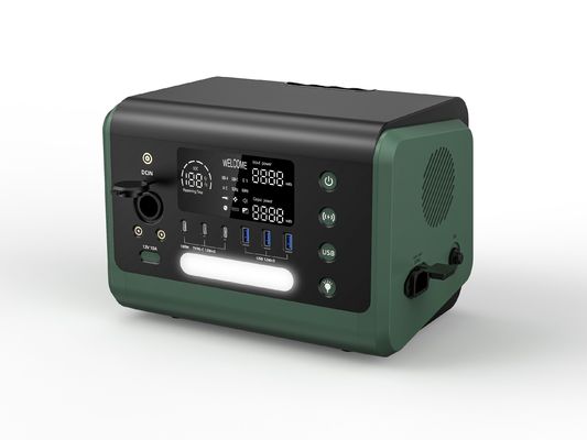 600W zonne-energiegenerator Draagbare elektriciteitscentrale HT06 600Wh met wisselstroom 110V/230V