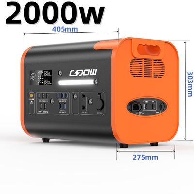 2000W energieopslag/draagbare generator met USB-opladen