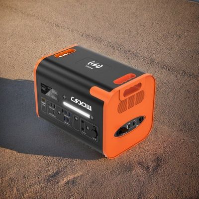 LiFePO4-batterij Noodcamping Zonne-generator 1000W 2200W Draagbare elektriciteitscentrale