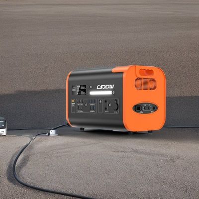 LiFePO4-batterij Noodcamping Zonne-generator 1000W 2200W Draagbare elektriciteitscentrale