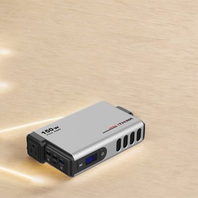 150W draagbare elektriciteitscentrale Recyclebaar en snel opladen Standby zonne-energieopslag