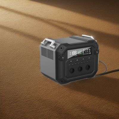 AC-uitgangsvermogen 2500W 2340wh Draagbare elektriciteitscentrale in het buitenleven Ionen zonne-energieopslag