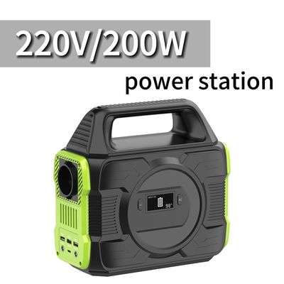 200W draagbare elektriciteitscentrale zonne-generator Lithiumbatterie stroombank S2X-173