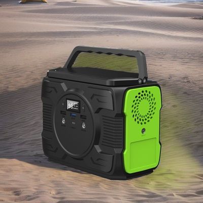 Draagbare campingcentrale 200W Lithium AC DC-uitgang Zonne-energiegenerator voor laptop