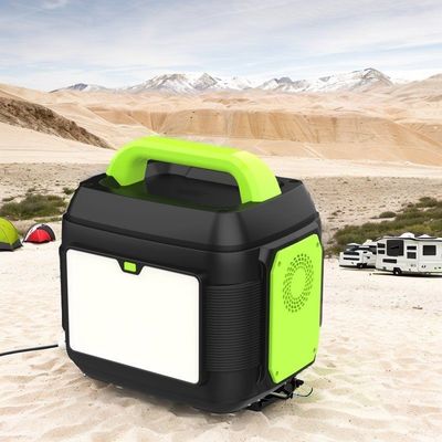 Draagbare 600W zonne-energiecentrale oplaadbare ternaire lithiumbatterij Aanpasbare kleur