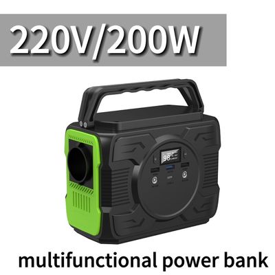 200W LiFePO4 batterijpakket Outdoor Camping Power Bank voor CPAP/koelkast/visserij/laptop