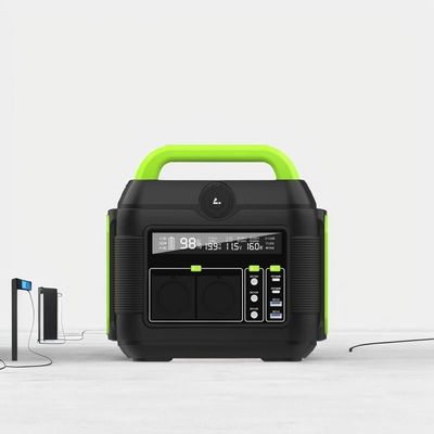Lithiumbatterij 600W Draagbare energieopslag in de buitenruimte Stroomvoorziening voor noodstroom