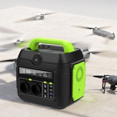 Aanpasbare 600W Mini UPS Draagbare Generator 220V EU AC Socket Noodvoeding