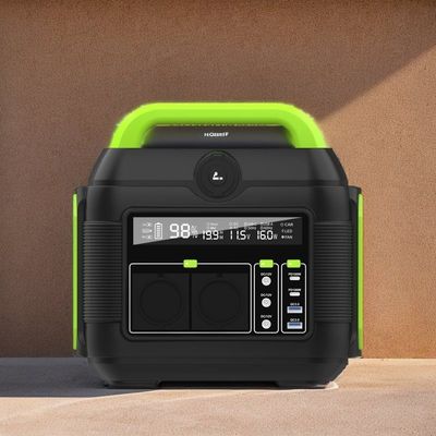 600W 110V/220V Lithiumbatterij Zonne-energiecentrale voor milieuvriendelijk buiten