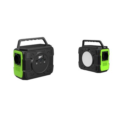 Buiten mobiele elektriciteitscentrale met 200W AC-uitgang Zonnepaneel opladen en LED-lampen