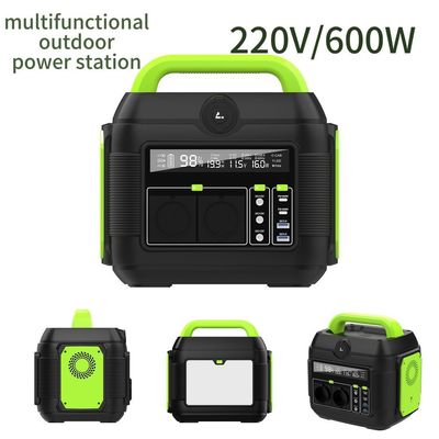600W Lithiumbatterij Buiten Solar Power Energieopslag Draagbare mobiele Power Power Bank