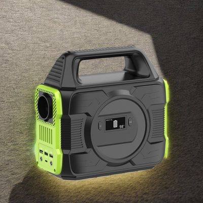 Draagbare buitencampingstation 300W AC-uitgang Hoog vermogen met lithiumbatterie